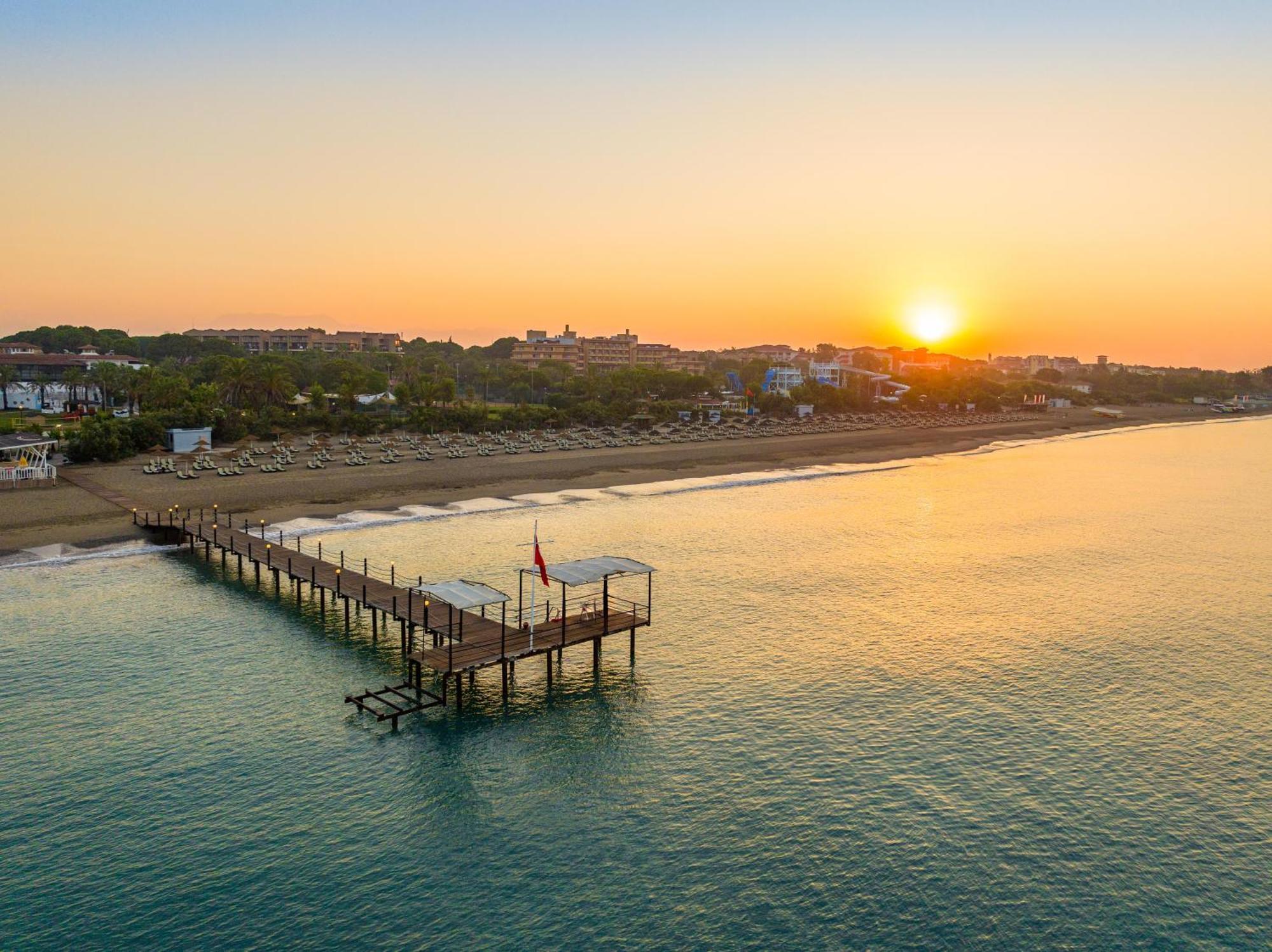 Asteria Family Resort Belek Antalia Esterno foto Sunset at Ladies Beach
