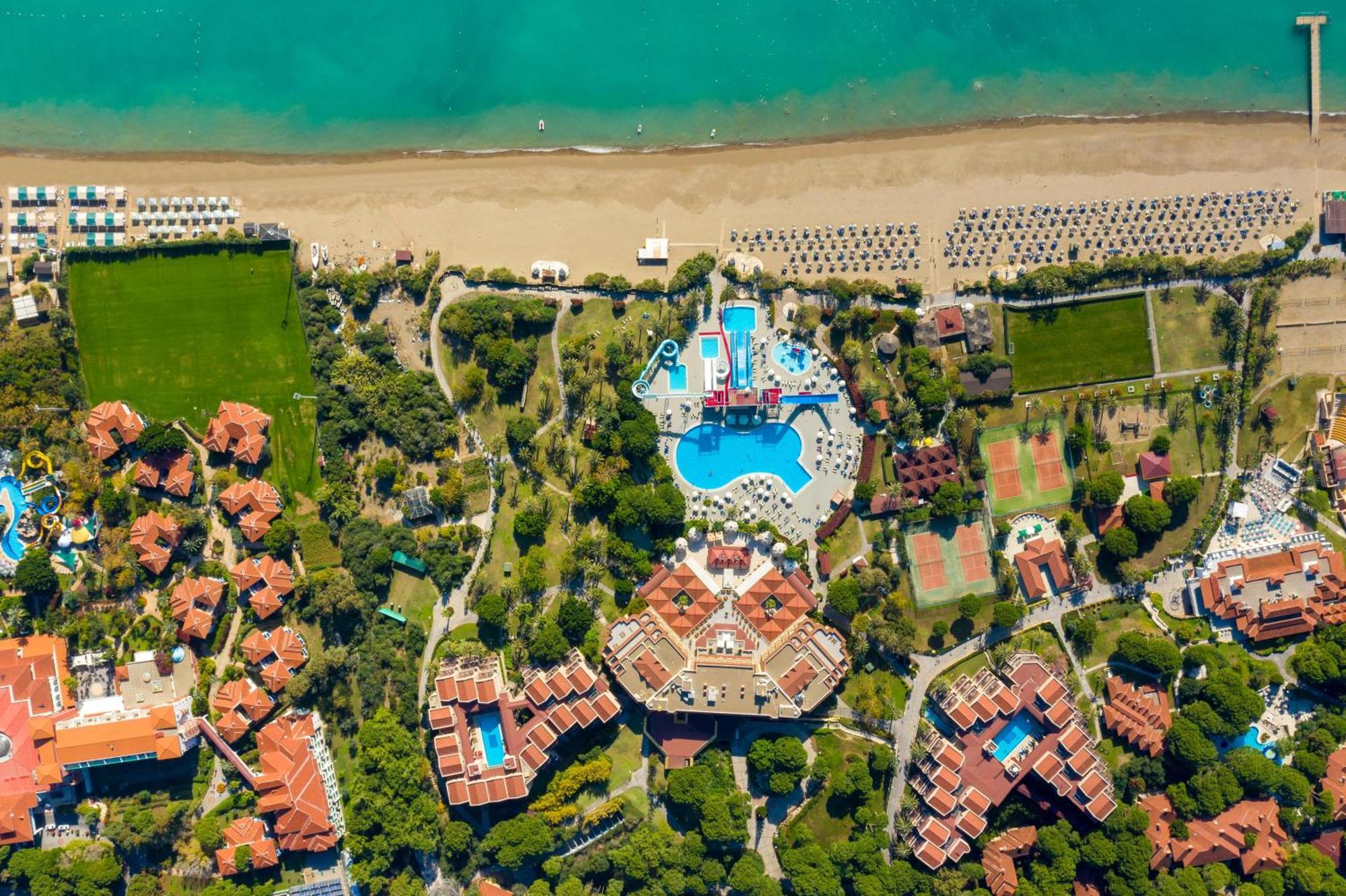 Asteria Family Resort Belek Antalia Esterno foto Aerial view of the resort